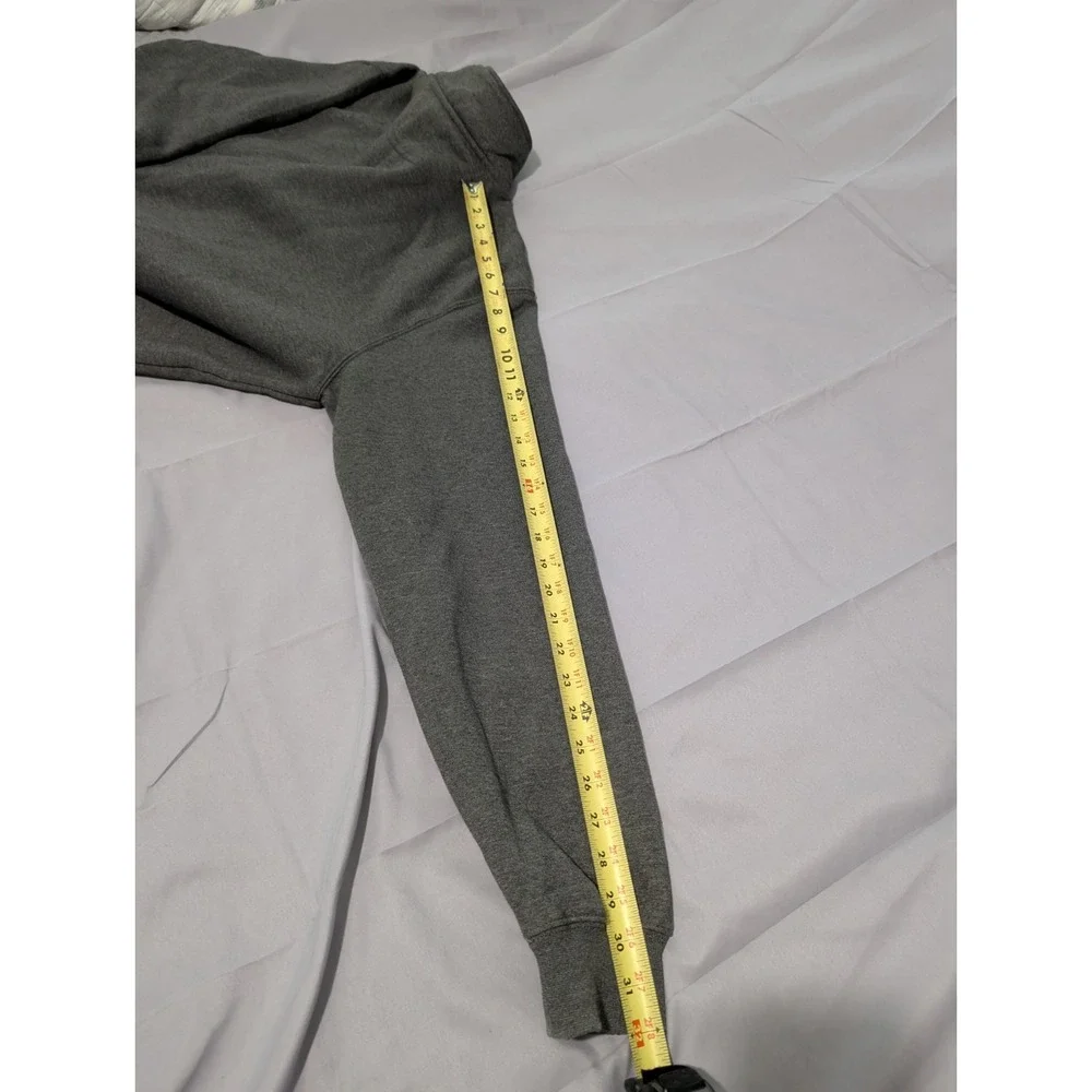 Carhartt Grey Quarter Zip Sweatshirt Pullover Med. Heavyweight Loose Fit WM Logo